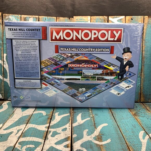 NEW Monopoly Board Game "Texas Hill Country Edition" For Age 8 + and 2-6 Players - Picture 1 of 8